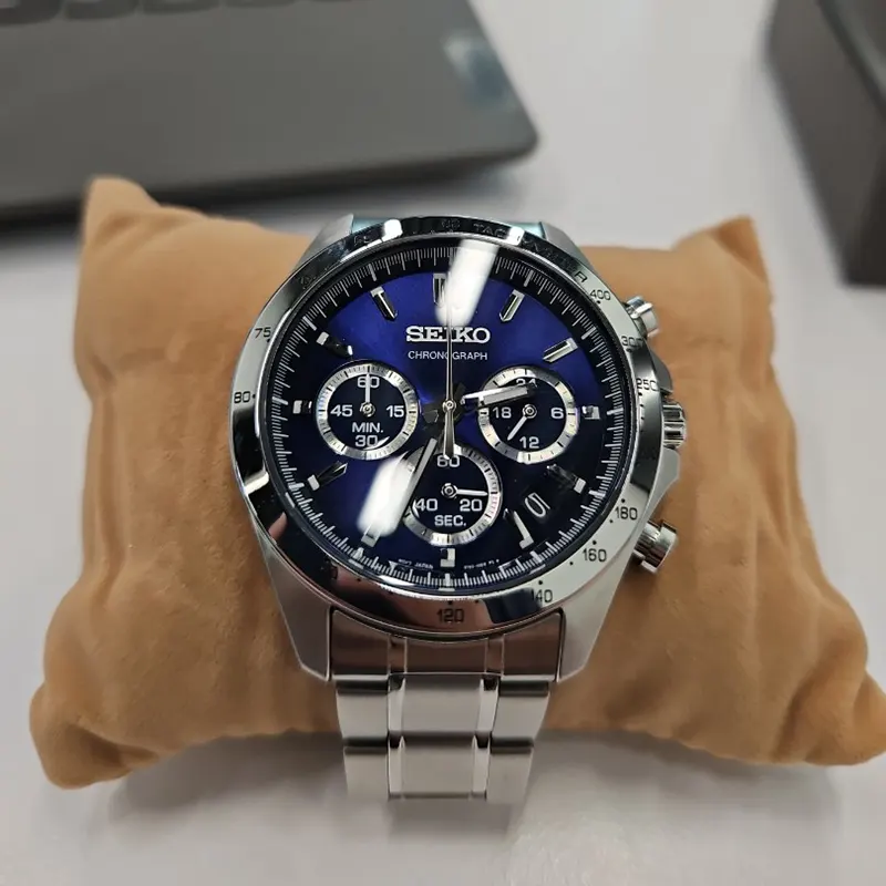 Seiko Spirit Chronograph Blue Dial Men’s Watch- SBTR011